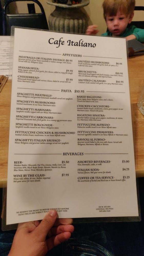 Cafe' Italiano Menu image 4